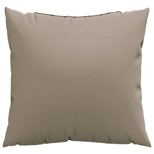 vidaXL Sofakissen 4 Stk. Taupe 60x60 cm Stoff
