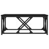 vidaXL Couchtisch Schwarz 70x70x30 cm Holzwerkstoff