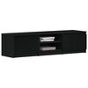 vidaXL TV-Schrank Schwarz Eichen-Optik 140x40x36 cm Holzwerkstoff