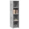vidaXL Highboard Betongrau 30x41x124 cm Holzwerkstoff