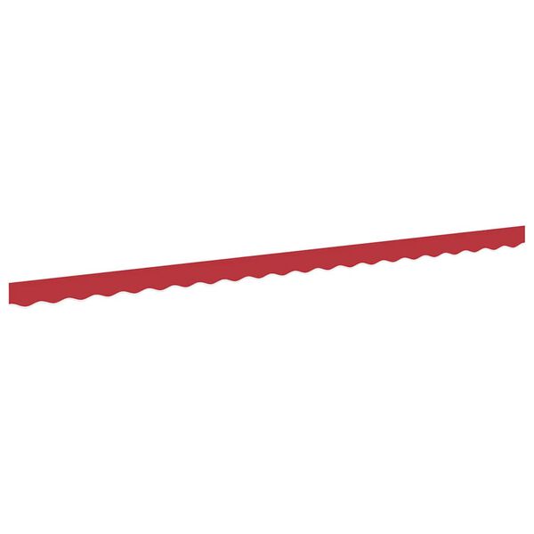 vidaXL Markisenvolant Rot 580 x 20 cm Segeltuch