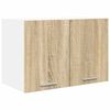 vidaXL H&auml;ngeschrank 2 pcs Sonoma-Eiche und Wei&szlig; 60 x 31 x 40 cm