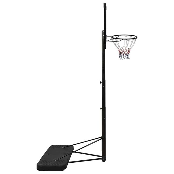 vidaXL Basketballständer Transparent 256-361 cm Polycarbonat