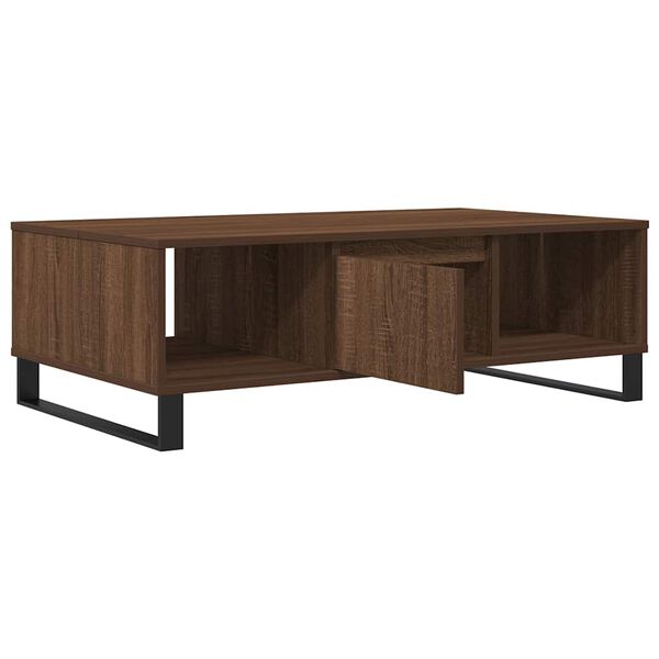 vidaXL Couchtisch Braun Eichen-Optik 104x60x35 cm Holzwerkstoff