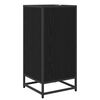 vidaXL Sideboard Schwarz Eichen-Optik 35,5 x 35 x 76 cm