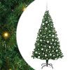 vidaXL K&uuml;nstlicher Weihnachtsbaum mit 300 LEDs mit St&auml;nder Gr&uuml;n 180 cm