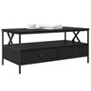 vidaXL Couchtisch Schwarze Eiche 100 x 51 x 45 cm Holzwerkstoff