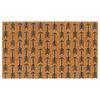 vidaXL Fu&szlig;matte Natur 45x75 cm Kokosfaser Getuftet