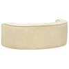 vidaXL Hundesofa Klappbar Creme 73x67x26 cm Pl&uuml;sch Waschbares Kissen