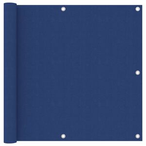 vidaXL Balkon-Sichtschutz Blau 90x600 cm Oxford-Gewebe