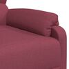 vidaXL Massagesessel mit Aufstehhilfe Weinrot Stoff