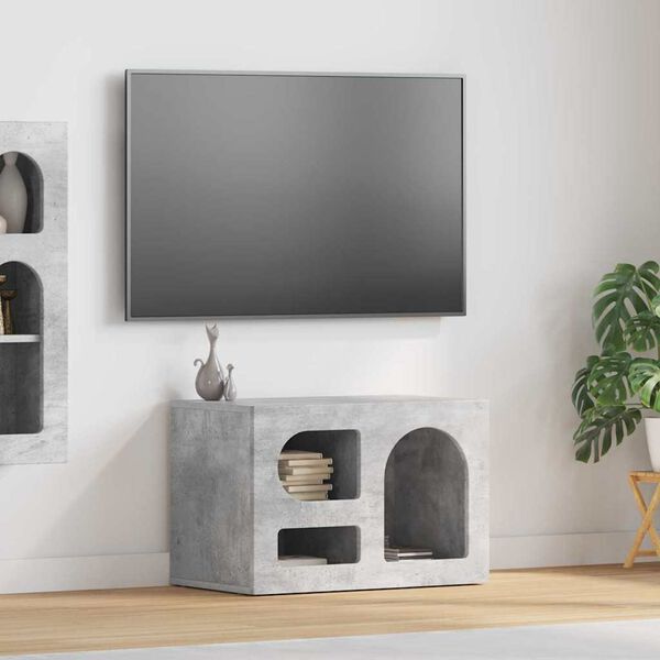 vidaXL TV-Schr&auml;nk Beton Grau 60 x 35 x 40 cm Holzwerkstoff