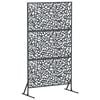 vidaXL Sichtschutz 100 x 50 x 180 cm Stahl Anthrazit
