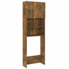 vidaXL Waschmaschinenschrank R&auml;uchereiche 64x25,5x190 cm