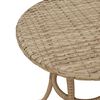 vidaXL 3-tlg. Bistro-Set mit Kissen Beigemischung Poly Rattan