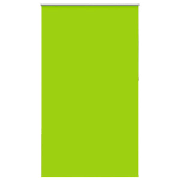 vidaXL Verdunkelungsrollo Gr&uuml;n 120x210cm Stoffbreite 116,6cm Polyester