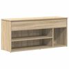 vidaXL Schuhbank Sonoma-Eiche 102x30,5x45 cm Holzwerkstoff