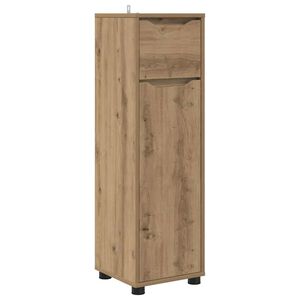 vidaXL Badezimmerschrank mit Regal Artisan-Eiche 30,5 x 30 x 101 cm