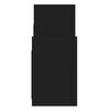 vidaXL Regalschrank Schwarz 60x26x60 cm Holzwerkstoff
