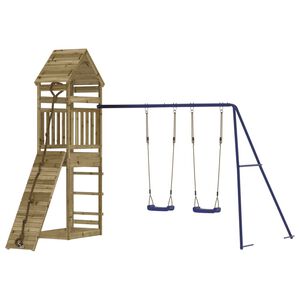 vidaXL Spielturm Impr&auml;gniertes Kiefernholz