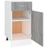 vidaXL Unterschrank mit Schublade Lyon Grau Sonoma 40x46x81,5 cm