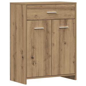 vidaXL Badschrank Artisan-Eiche 60x33x80 cm Holzwerkstoff
