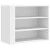 vidaXL Wandregal Wei&szlig; 75x35x60 cm Holzwerkstoff