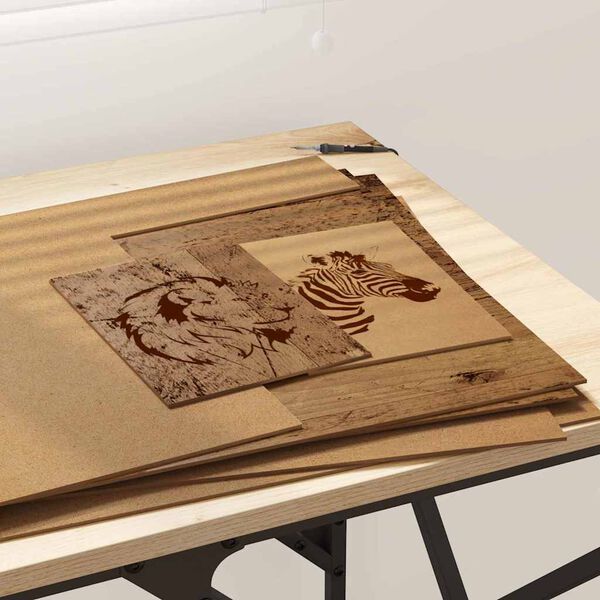 vidaXL Dekoplatten 12 pcs Altholz 40 x 60 x 0.3 cm Holzwerkstoff