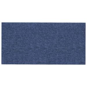 vidaXL Wandkopfteilen 12 stk. 30 x 15 cm Blau Stoff