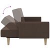 vidaXL Schlafsofa 2-Sitzer Taupe Stoff