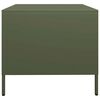 vidaXL Couchtisch Olivgrün 68,5x50x43,5 cm Kaltgewalzter Stahl