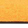 vidaXL Fu&szlig;matte Waschbar Orange 120x180 cm