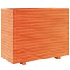 vidaXL Pflanzk&uuml;bel Wachsbraun 90x40x72,5 cm Massivholz Kiefer