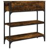 vidaXL Konsolentisch R&auml;uchereiche 72,5x25x75 cm Holzwerkstoff