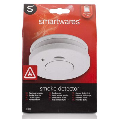 Smartwares Rauchmelder 10x10x3,5 cm Weiß