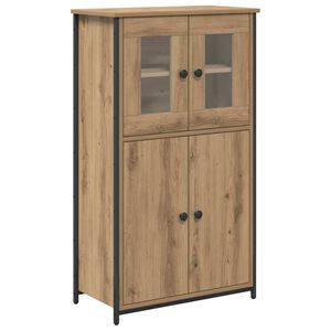 vidaXL Highboard Artisan-Eiche 62 x 32 x 106,5 cm Holzwerkstoff