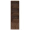 vidaXL Bücherregal Braun Eichen-Optik 31x24x102 cm Holzwerkstoff