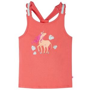 Kinder-Tanktop Korallenrosa 116