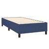 vidaXL Boxspringbett mit Matratze Blau 80x200 cm Stoff