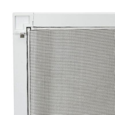vidaXL Insektenschutz für Fenster Weiß 80x100 cm