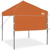 vidaXL Pavillon-Zelt Orange 194 x 194 x 251 cm Stoff