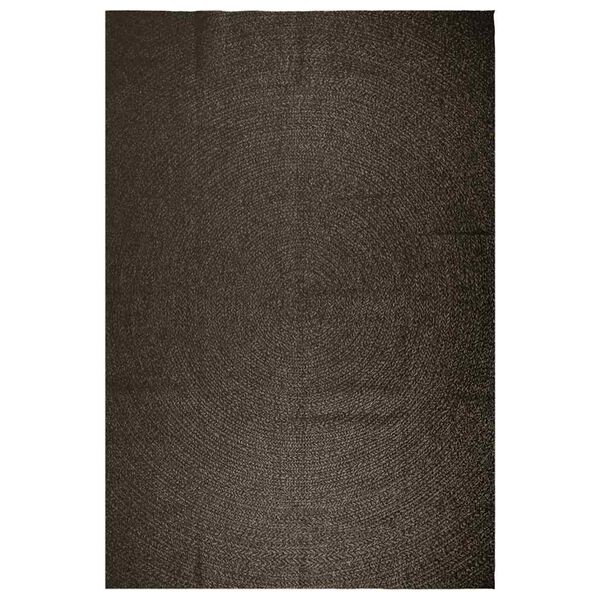 vidaXL Teppich ZIZUR Anthrazit 240x340cm Jute-Optik Indoor und Outdoor