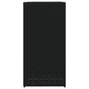 vidaXL Pflanzk&uuml;bel 2 Stk. Schwarz 40x40x80 cm Poly Rattan