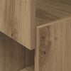 vidaXL Eckschrank Artisan-Eiche 25,5x25x102cm Holzwerkstoff