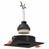 vidaXL Spotlight 24 stk. Schwarz 9 x 9 x 2 cm Aluminium