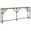 vidaXL Konsolentisch Artisan-Eiche 180 x 23 x 75 cm