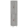 vidaXL Highboard Grau Sonoma 34,5x34x180 cm Holzwerkstoff