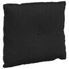 vidaXL R&uuml;ckenkissen Schwarz 60 x 19 x 50 cm Stoff