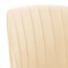 vidaXL Esszimmerst&uuml;hle 6 Stk. Drehbar Creme Samt