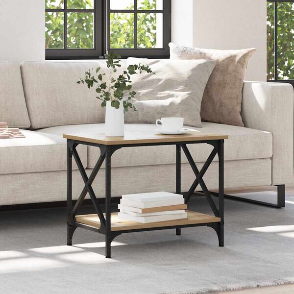 vidaXL Beistelltisch Artisan-Eiche 55 x 38 x 45 cm Holzwerkstoff